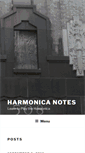 Mobile Screenshot of harmonicanotes.net